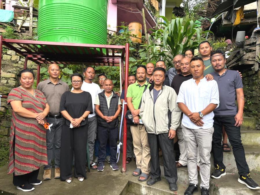 KMC Councillor Thenusou Sekhose inaugurates new water facility 